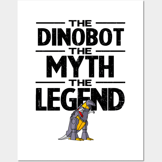 GRIMLOCK : Transformers GEN 1 - The Legend Wall Art by ROBZILLA